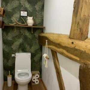 Les toilettes chambre "Forêt"