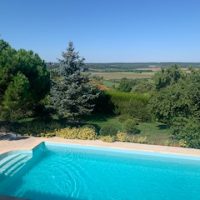 Vue depuis la chambre Forêt - Maison Mard'Or