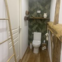 Chambre forêt toilettes